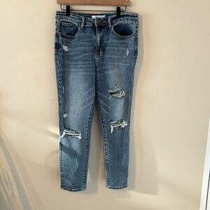 Judy Blue Slim Fit Distressed Jeans
